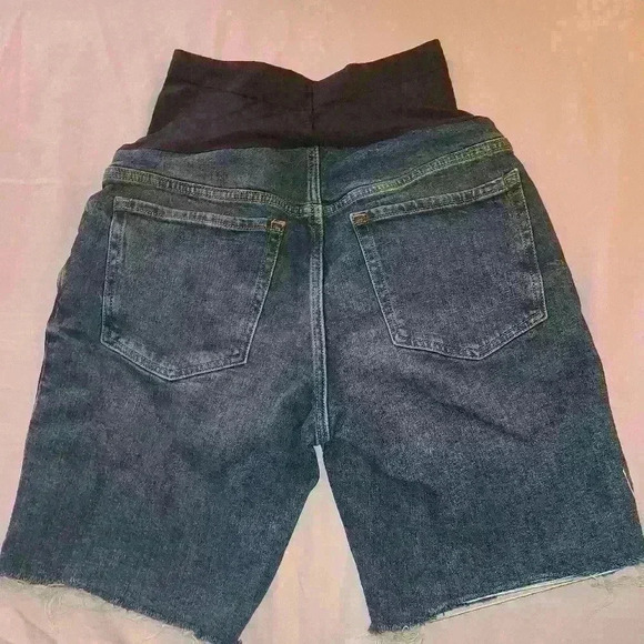 Maternity Denim Shorts - Picture 2 of 4